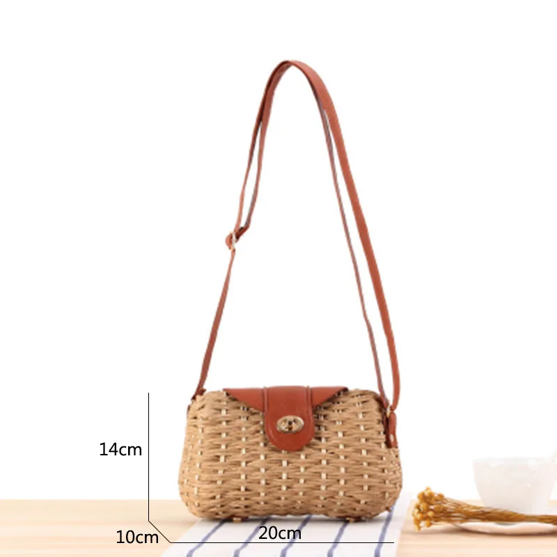 New simple bohemian style slung hand-woven bag Sen-series beach casual summer retro straw bag holiday slung female bag ZCY205
New simple bohemian style slung hand-woven bag Sen-series beach casual summer retro straw bag holiday slung female bag ZCY205
