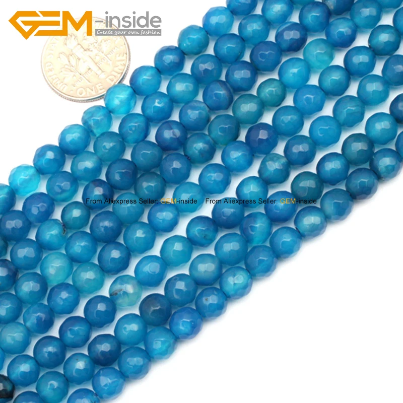 Round Faceted Lake Blue Agates Beads Onyx Beads Natural Stone Diy Fashion Jewelry Strand 15inch
Round Faceted Lake Blue Agates Beads Onyx Beads Natural Stone Diy Fashion Jewelry Strand 15inch