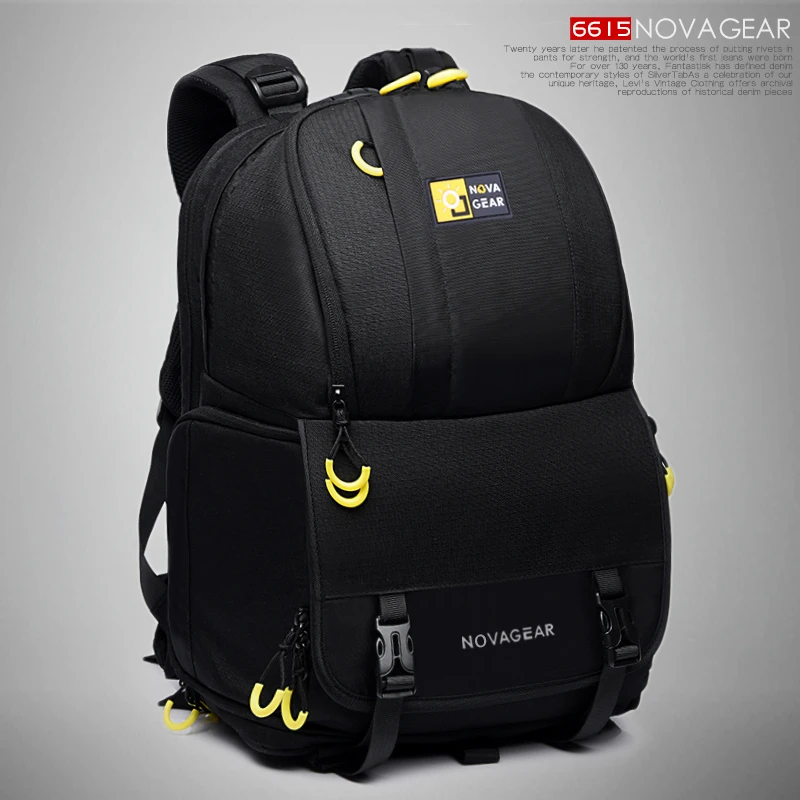 NOVAGEAR 6615 DSLR Camera Bag Photo Bag Camera Backpack Universal Large Capacity Travel Camera Backpack For Canon/Nikon Camera
NOVAGEAR 6615 DSLR Camera Bag Photo Bag Camera Backpack Universal Large Capacity Travel Camera Backpack For Canon/Nikon Camera