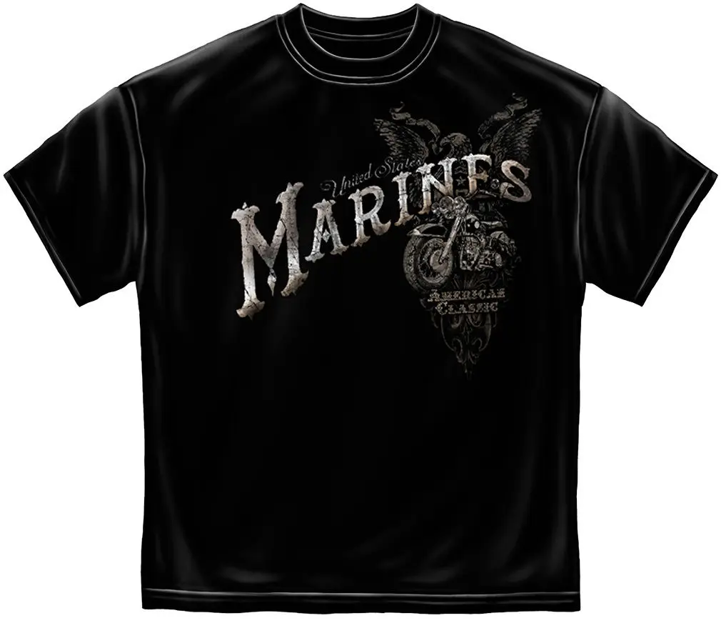 Fashion T-Shirt Men Clothing Mens Graphic Apparel T-Shirt USMC MARINE BIKER AMERICAN CLASSIC Men Summer Style
Fashion T-Shirt Men Clothing Mens Graphic Apparel T-Shirt USMC MARINE BIKER AMERICAN CLASSIC Men Summer Style