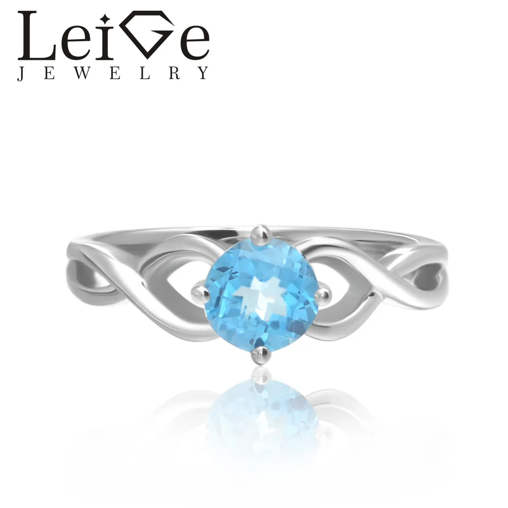 Leige Jewelry Round Cut Solitaire Swiss Blue Topaz Rings Wedding Rings for Women Sterling Silver 925 Blue Gemstone
Leige Jewelry Round Cut Solitaire Swiss Blue Topaz Rings Wedding Rings for Women Sterling Silver 925 Blue Gemstone