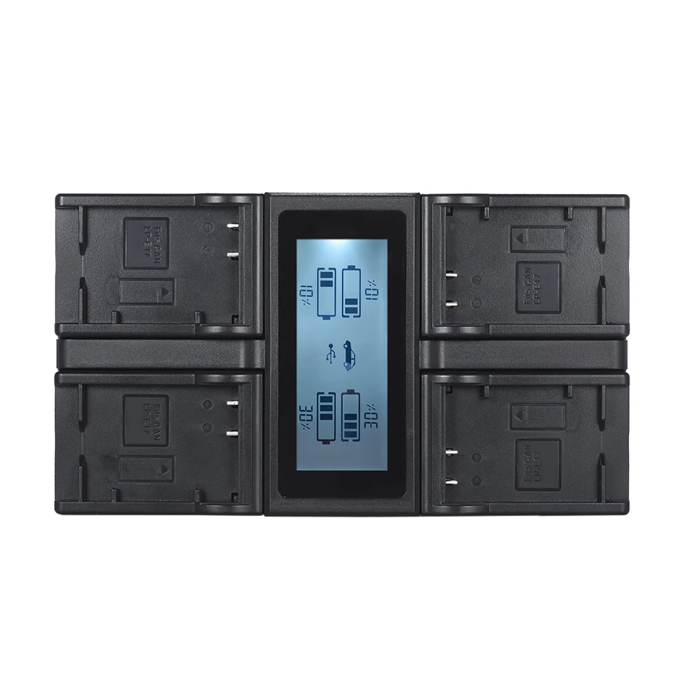 Andoer NP-FW50 NPFW50 NP-F970 4-канальное зарядное устройство для цифровой камеры с