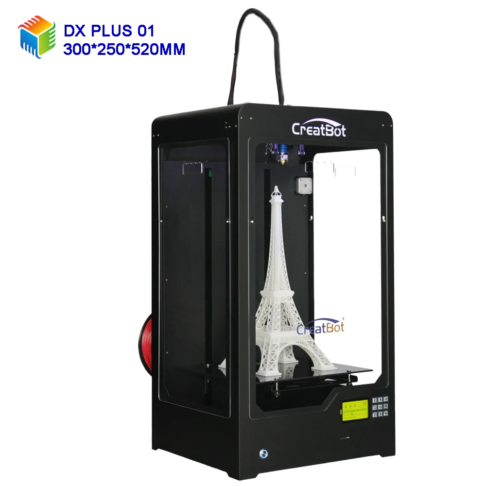 

DX Plus 300*250*520 mm 3d printer dual head high quality creatbot China large format kickstarter project industrial printing