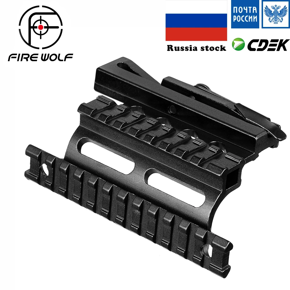 Tactical Picatinny Weaver AK 47 Side Mount Rail Quick QD 20mm Detach Double Side Heavy Duty Scope Mount Bracket for Rifle
Tactical Picatinny Weaver AK 47 Side Mount Rail Quick QD 20mm Detach Double Side Heavy Duty Scope Mount Bracket for Rifle