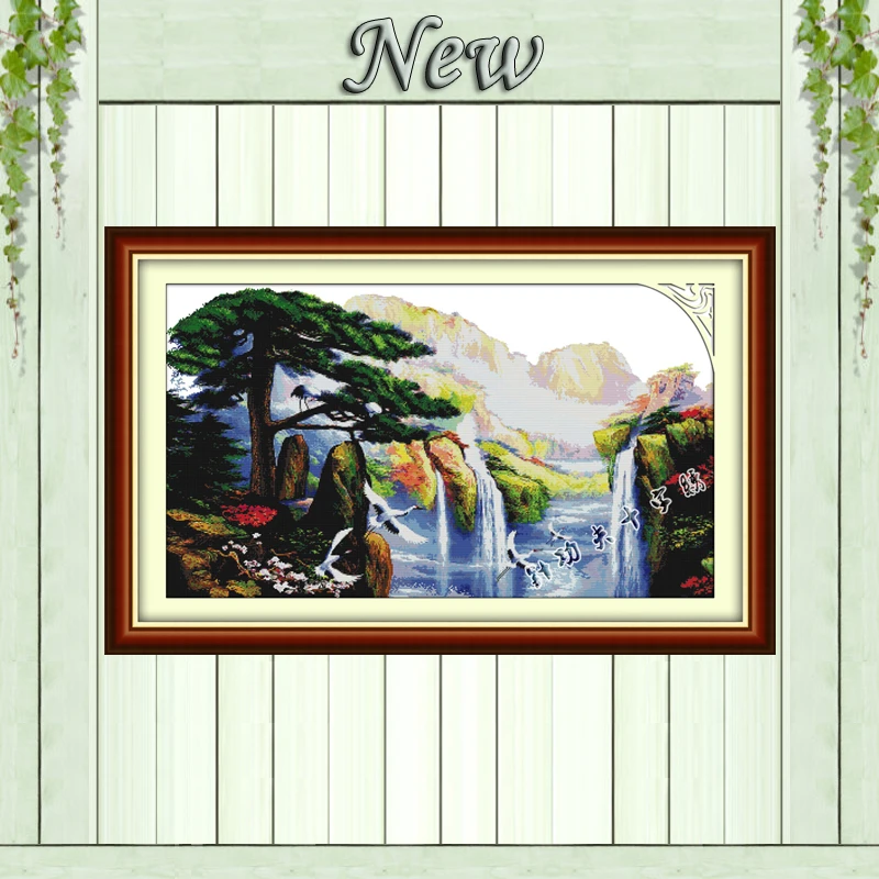 Heaven road waterfall mountain river Scenery decor Counted print on canvas 14CT 11CT Cross Stitch Needlework kits Embroider Sets
Heaven road waterfall mountain river Scenery decor Counted print on canvas 14CT 11CT Cross Stitch Needlework kits Embroider Sets