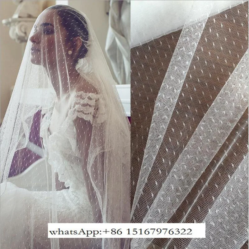 New Simple Micro Hard Small Polka Dot Lace Fabric Bridal Veil Wedding Decorations Wild DIY Materials
New Simple Micro Hard Small Polka Dot Lace Fabric Bridal Veil Wedding Decorations Wild DIY Materials