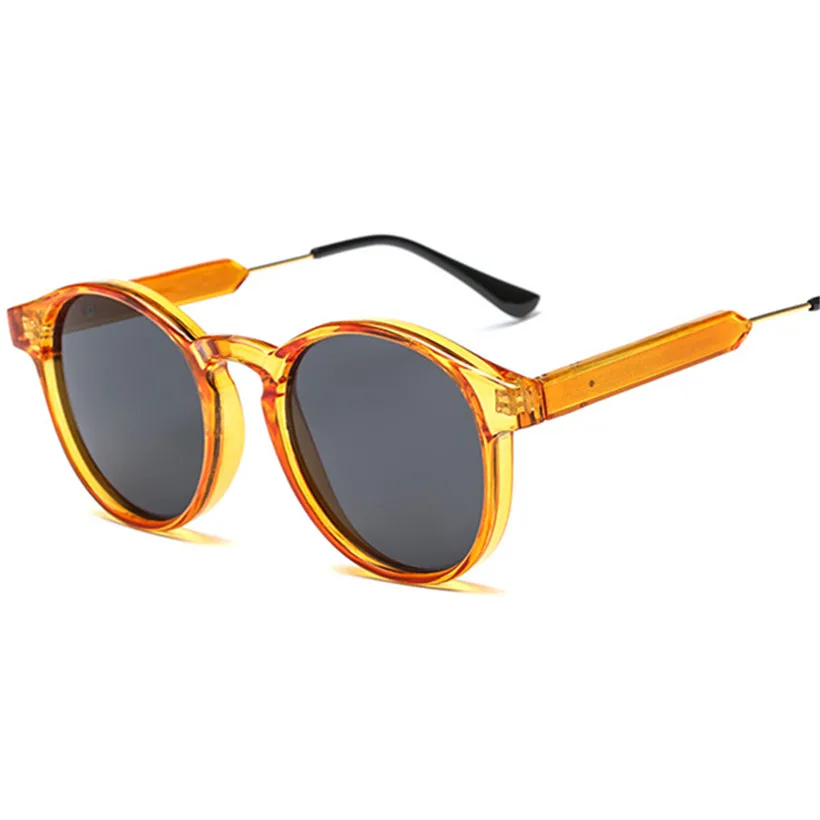 Фото Круглые солнцезащитные очки NYWOOH в стиле ретро для мужчин и - купить