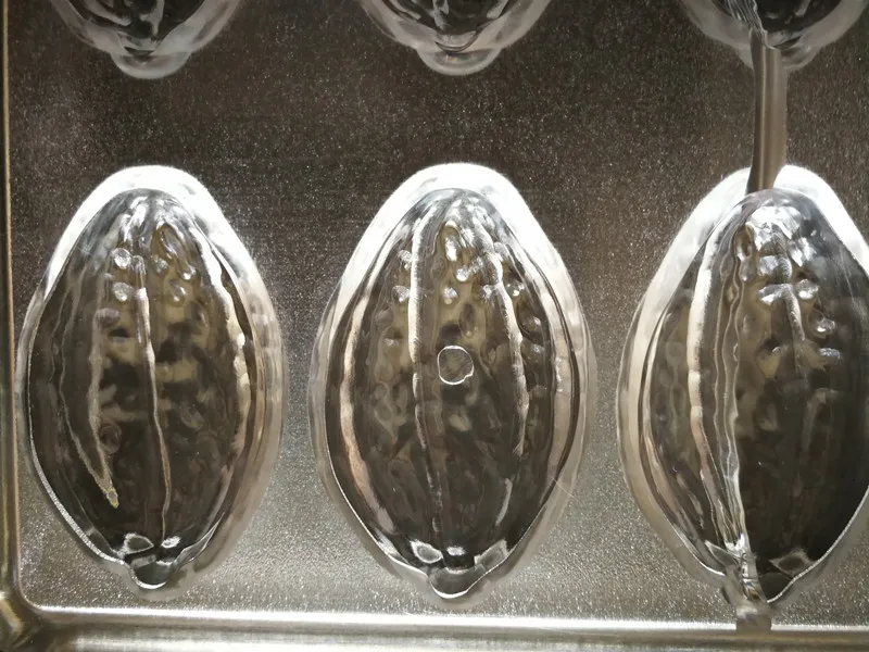 14 cavities Cacau fruit nut form shaped hard Polycarbonate Chocolate Mould PC Candy Pasta Tools For Confectionery
14 cavities Cacau fruit nut form shaped hard Polycarbonate Chocolate Mould PC Candy Pasta Tools For Confectionery