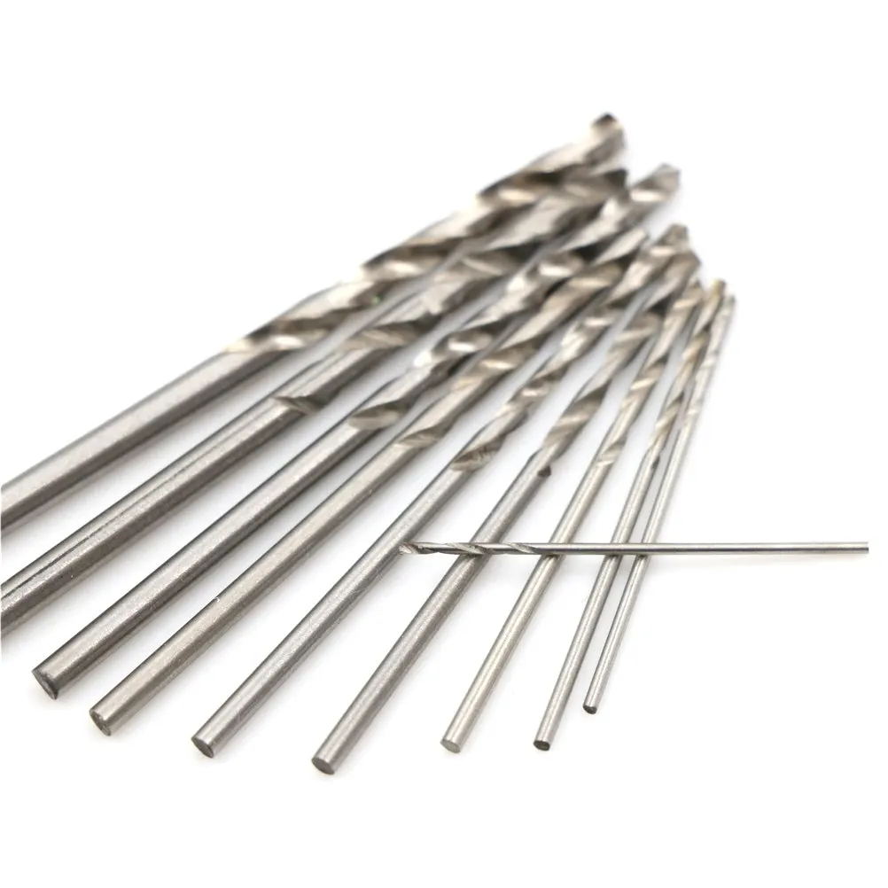 10Pcs 0.8/1.2/2/2.5/3mm Titanium Coated Drill Bits HSS High Speed Steel Drill Bits Set Tool Power Tools
10Pcs 0.8/1.2/2/2.5/3mm Titanium Coated Drill Bits HSS High Speed Steel Drill Bits Set Tool Power Tools