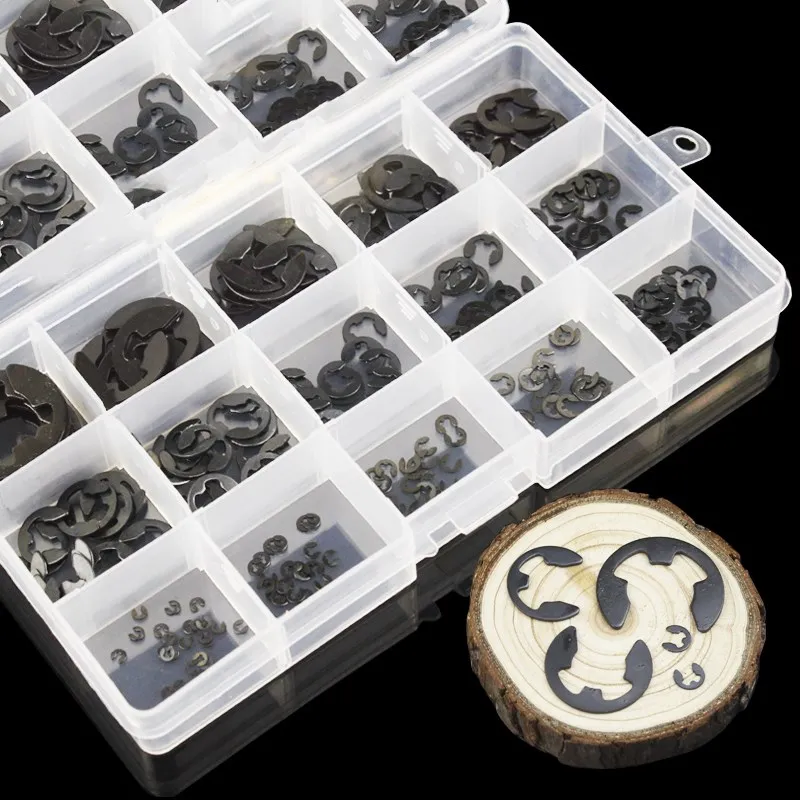 Free shipping 225PCS Stainless Steel E-Clip Assortment Kit Circlip E-type e-card retainer snap ring snap ring M1-M15
Free shipping 225PCS Stainless Steel E-Clip Assortment Kit Circlip E-type e-card retainer snap ring snap ring M1-M15