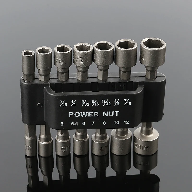 14pcs Hex Socket Sleeve Nozzles Magnetic Nut Driver Set Drill Bit Adapter Hex Power Tools Socket Bits Drill Hand Tool Kit
14pcs Hex Socket Sleeve Nozzles Magnetic Nut Driver Set Drill Bit Adapter Hex Power Tools Socket Bits Drill Hand Tool Kit