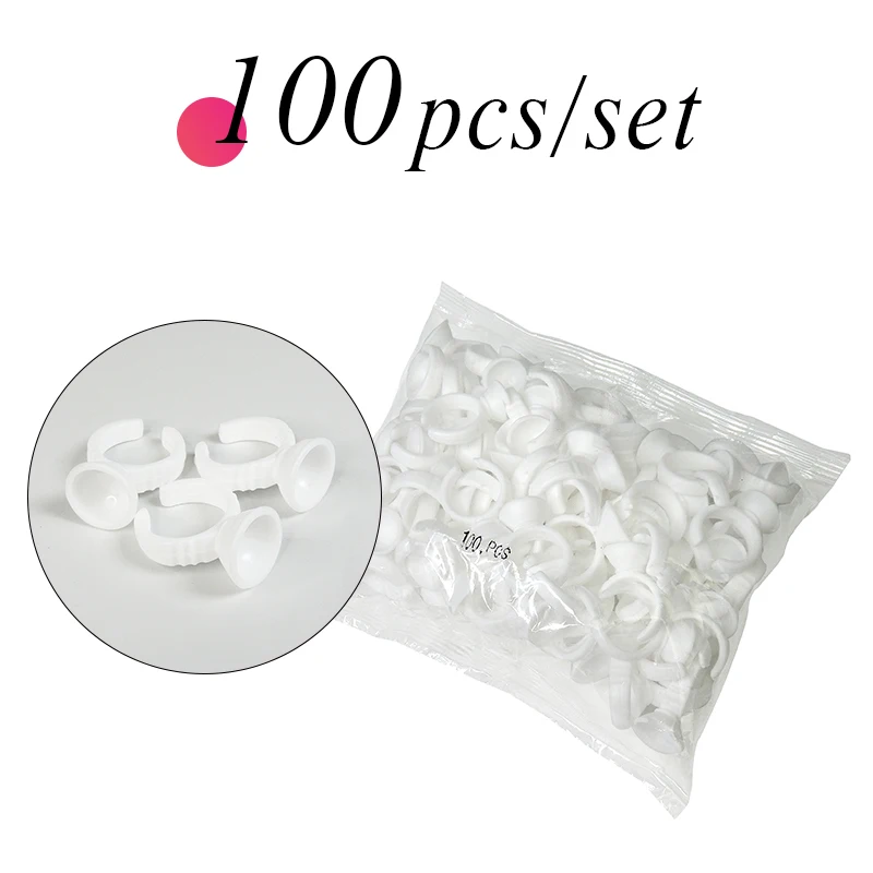 klacuva 100pcs glue holder ring for eyelsah extension eyelashes pallet plastic holder ring makeup kit tool eye lashes glue ring
klacuva 100pcs glue holder ring for eyelsah extension eyelashes pallet plastic holder ring makeup kit tool eye lashes glue ring