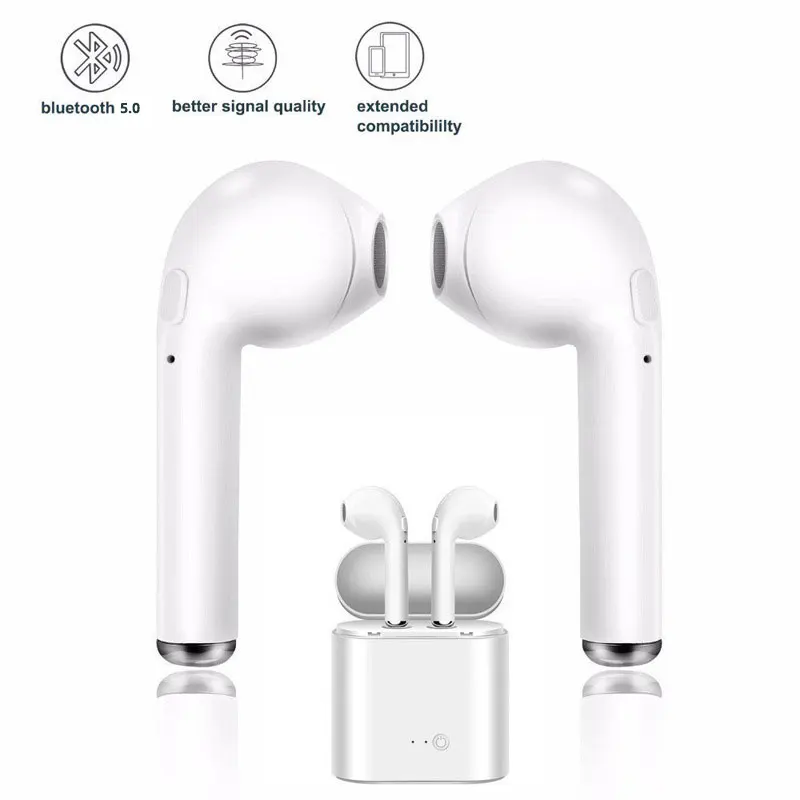 ISKAS Blutooth наушники музыка с Bluetooth 5 0 технология беспроводной I7S TWS Электроника