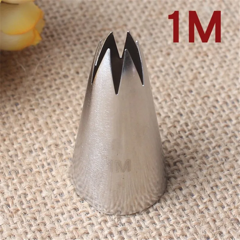 #1M Stainless Steel Nozzle Open Star Tip Pastry Cookies Tools Icing Piping Nozzles Cake Decorating Cupcake Creates Drop Flower
#1M Stainless Steel Nozzle Open Star Tip Pastry Cookies Tools Icing Piping Nozzles Cake Decorating Cupcake Creates Drop Flower