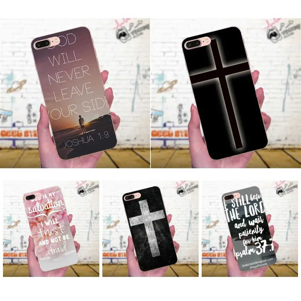 Христианский Иисус Библейский стих разных цветов для LG Nexus 5 5X G2 G3 mini spirit G4 G5 G6 K4 K7 K8