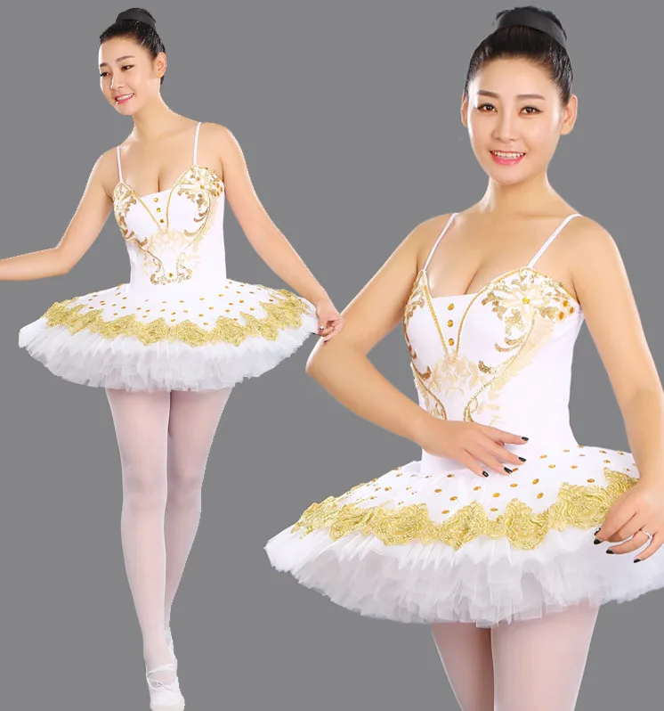 

Professional Ballet Tutus Adult Swan lake Ballet Dance Clothes for girls Pancake tutu Child Ballerina Figure Skating Dress