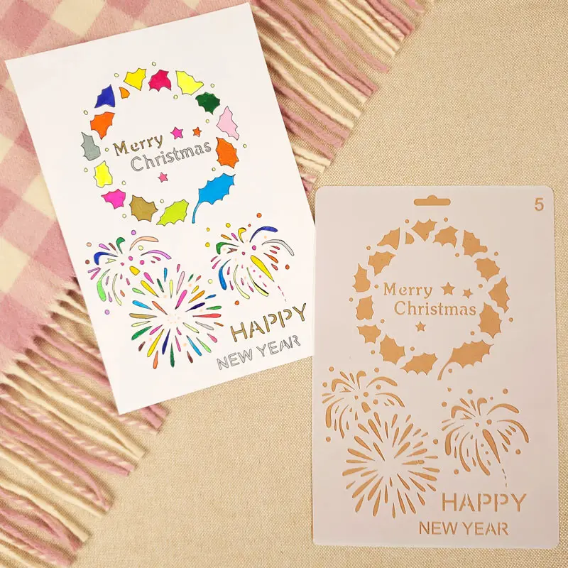 26*17cm Happy New Year Firework Christmas DIY Layering Stencils Painting Scrapbooking Stamping Embossing Album Decor Template
26*17cm Happy New Year Firework Christmas DIY Layering Stencils Painting Scrapbooking Stamping Embossing Album Decor Template