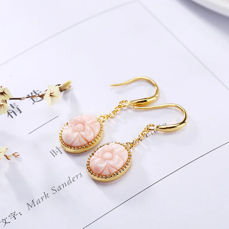 2018 New Earings Fashion Jewelry 100% 925 Sterling Earrings For Women Vintage Natural Semi-precious Stones Retro Thai Jewelry
2018 New Earings Fashion Jewelry 100% 925 Sterling Earrings For Women Vintage Natural Semi-precious Stones Retro Thai Jewelry