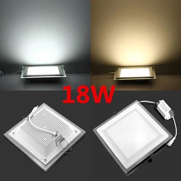 DHL Free ship 6W 12W 18W LED Panel Downlight Square Glass Panel Lights High Brightness Ceiling Recessed Lamps For Home AC85-265V
DHL Free ship 6W 12W 18W LED Panel Downlight Square Glass Panel Lights High Brightness Ceiling Recessed Lamps For Home AC85-265V