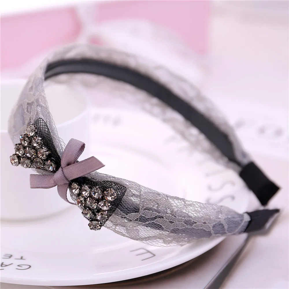 Bowknot Chiffon Hoop Hairbands Fashion Lace Rhinestone Fancyin Headbands for Women and Girls
Bowknot Chiffon Hoop Hairbands Fashion Lace Rhinestone Fancyin Headbands for Women and Girls