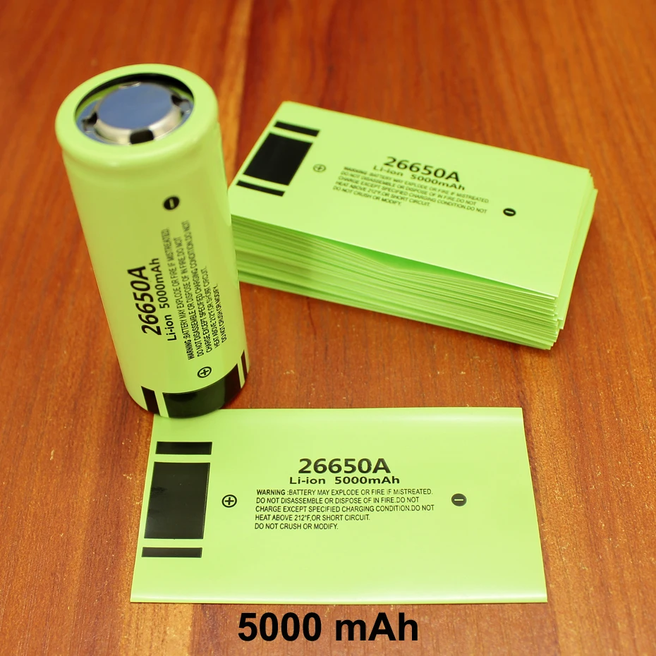 100pcs/lot Lithium Battery Encapsulation Sleeve 26650 Dedicated Pvc Shrink Film Skin 5000mah
100pcs/lot Lithium Battery Encapsulation Sleeve 26650 Dedicated Pvc Shrink Film Skin 5000mah