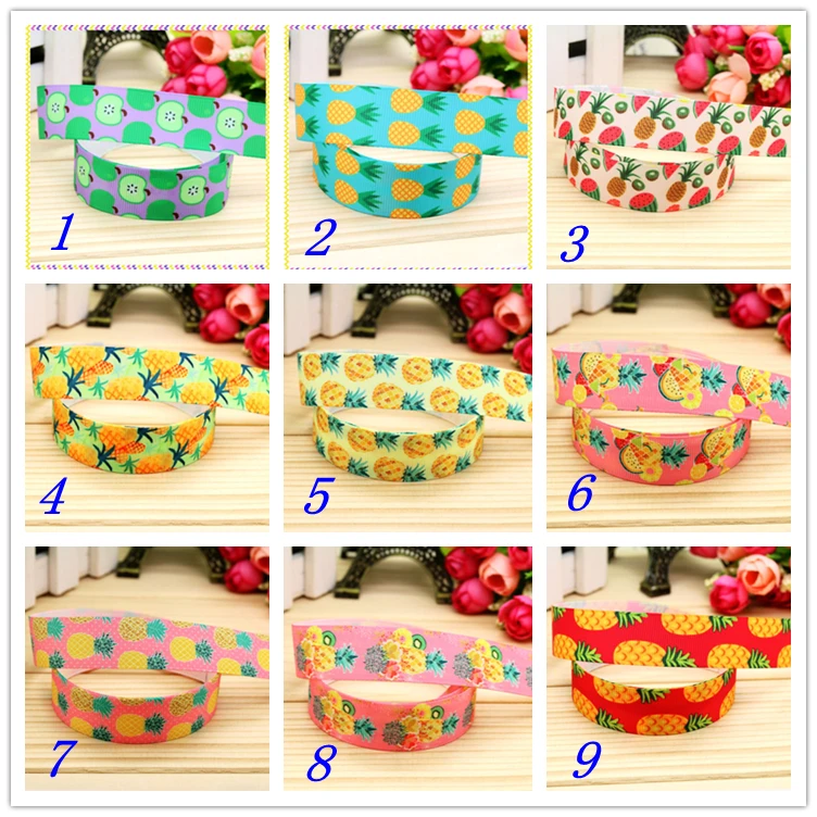 7/8'' Free shipping pineapple fruit apple printed grosgrain ribbon hairbow headwear party decoration diy wholesale OEM 22mm D370
7/8'' Free shipping pineapple fruit apple printed grosgrain ribbon hairbow headwear party decoration diy wholesale OEM 22mm D370