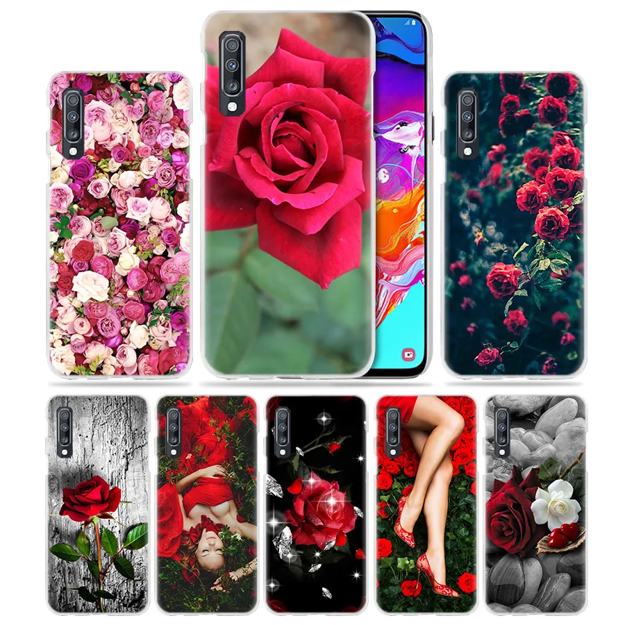 Чехол для Samsung Galaxy A50 A70 A20e A40 A30 A20 A10 A71 A51 5G A9 A7 2018 жесткий прозрачный чехол