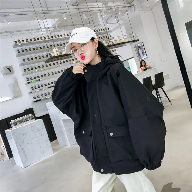 4 Colors Loose Jackets Women Spring Outerwear Plus Size XL Casual Pockets Loose Jacket Coat KKFY312
4 Colors Loose Jackets Women Spring Outerwear Plus Size XL Casual Pockets Loose Jacket Coat KKFY312