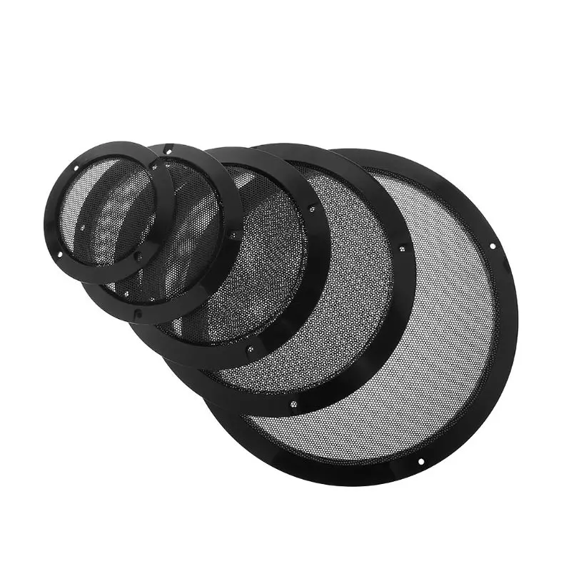 2PCS Protective Speaker Cover Steel Mesh Grille Grills Decorative Circle DIY Metal Cold Rolled Steel Accessories Black
2PCS Protective Speaker Cover Steel Mesh Grille Grills Decorative Circle DIY Metal Cold Rolled Steel Accessories Black