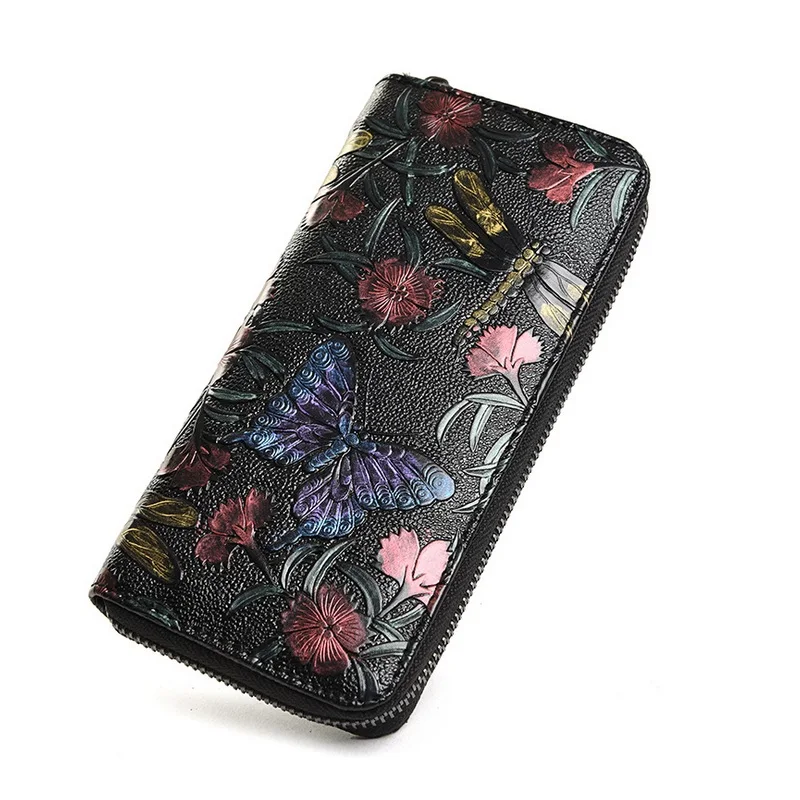 Новый модный кожаный женский кошелек, винтажные красные кошельки из страуса с цветочным принтом, Дамские длинные клатчи с монетницей, кошел...
Новый модный кожаный женский кошелек, винтажные красные кошельки из страуса с цветочным принтом, Дамские длинные клатчи с монетницей, кошел...