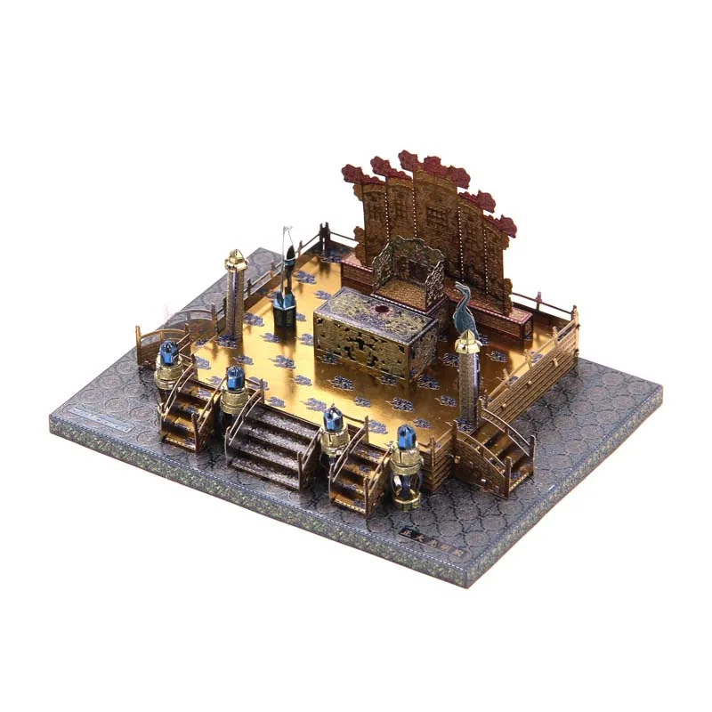 Microworld 3D metal puzzle Temple fair building Model DIY Laser Cut Jigsaw Model gift For Adult Educational Toys Desktop decor
Microworld 3D metal puzzle Temple fair building Model DIY Laser Cut Jigsaw Model gift For Adult Educational Toys Desktop decor