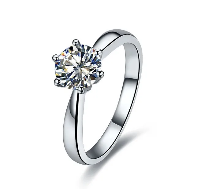 14K Six Prongs 1CT And Semi Mount High Quality Solid White Gold Guarantee Diamond Rings Set for Women Engagement
14K Six Prongs 1CT And Semi Mount High Quality Solid White Gold Guarantee Diamond Rings Set for Women Engagement