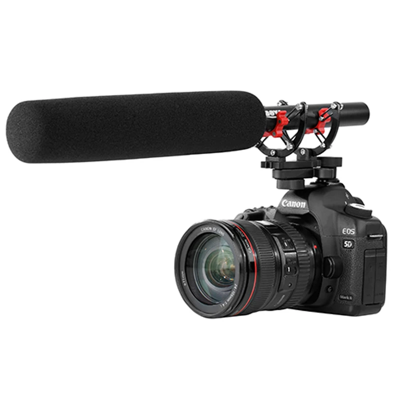 BOYA ударное крепление 20-22 мм амортизирующее для микрофона Rode NTG1 NTG2 NTG3 NTG4 + Sony Digital SLR