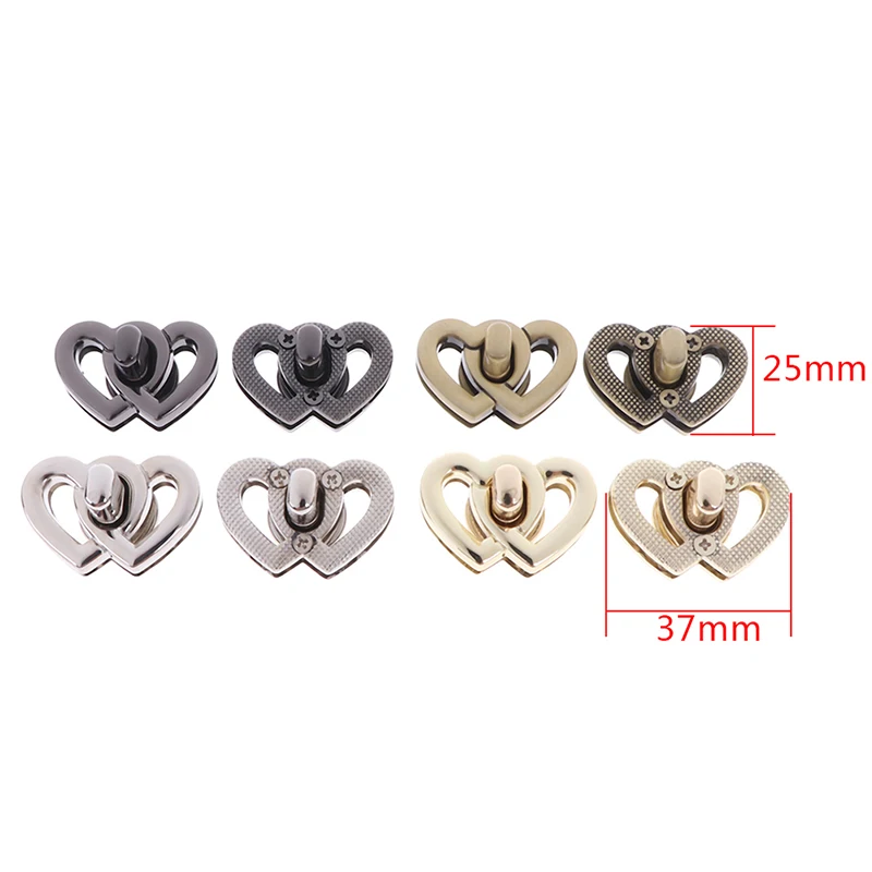 1pc Metal Heart Clasp Buckles Turn Lock Twist Locks For Handbag Bag Purse Craft Gold DIY Bag Accessories 4Colors
1pc Metal Heart Clasp Buckles Turn Lock Twist Locks For Handbag Bag Purse Craft Gold DIY Bag Accessories 4Colors