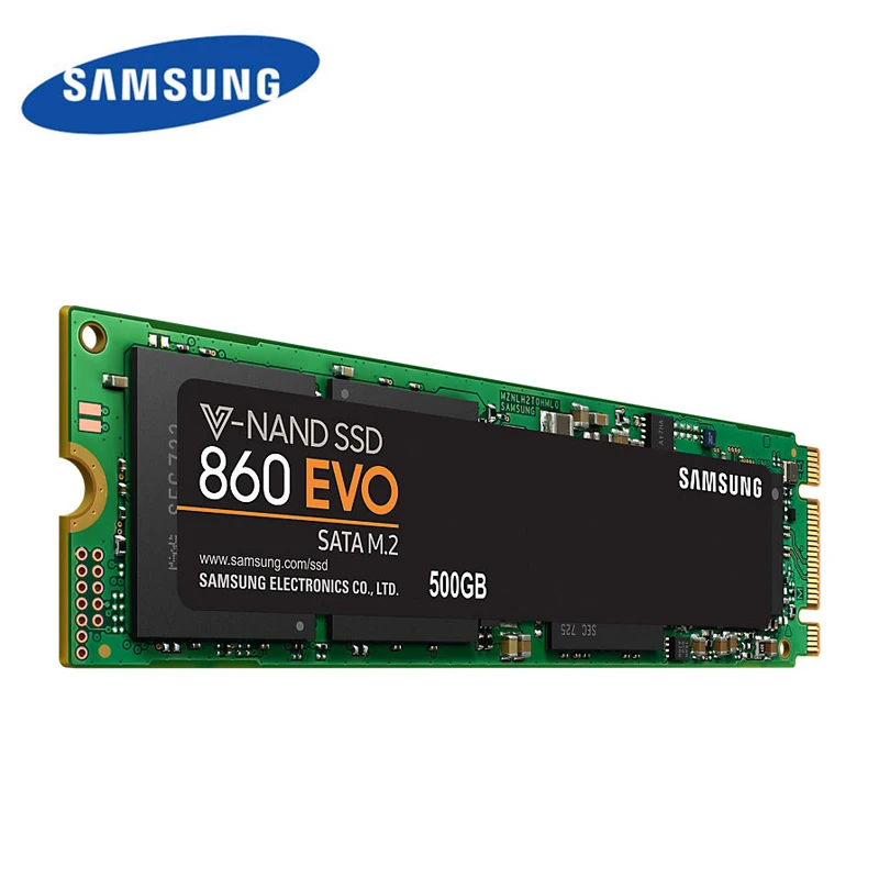 SAMSUNG SSD M.2 860 EVO 2280 SATA 250 ГБ 500 Внутренний твердотельный диск HDD M2 ssd 1 ТБ для ноутбука