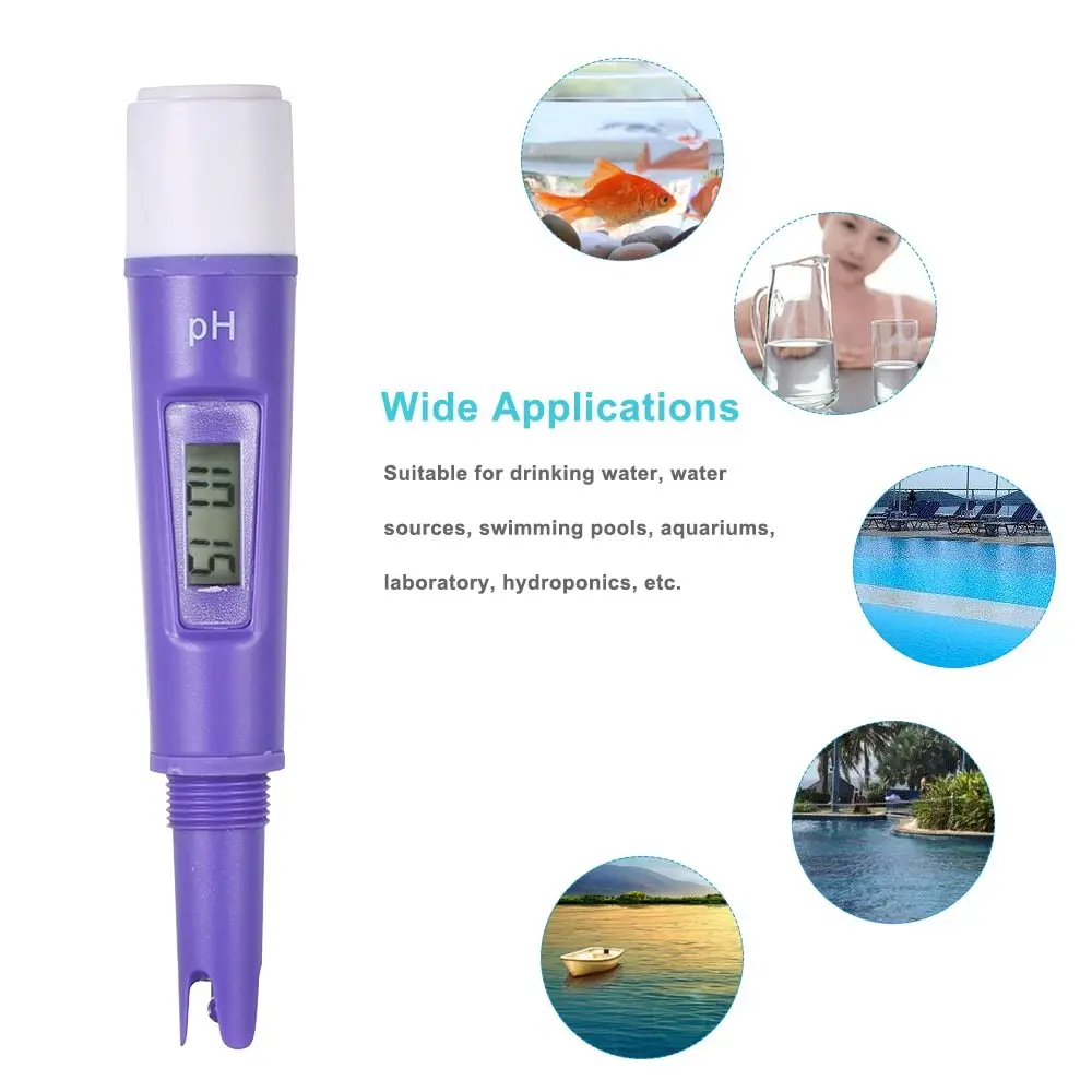 Portable ATC PH Meter For Water Tester Waterproof Digital PH Tester LCD Water Quality Detector Analyzer 0 To 14 PH Meters
Portable ATC PH Meter For Water Tester Waterproof Digital PH Tester LCD Water Quality Detector Analyzer 0 To 14 PH Meters