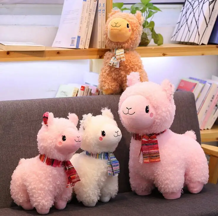 New Cotton Alpaca Stuffed Plush Toy Doll Scarf sheep Animals Toys For Children Birthday Christmas Gifts
New Cotton Alpaca Stuffed Plush Toy Doll Scarf sheep Animals Toys For Children Birthday Christmas Gifts