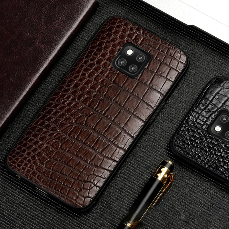 Alligator Phone Case For Huawei Mate 9 10 20 Pro P10 P20 P30 lite Natural Crocodile belly skin Back Cover For Honor 8X 9 10 case
Alligator Phone Case For Huawei Mate 9 10 20 Pro P10 P20 P30 lite Natural Crocodile belly skin Back Cover For Honor 8X 9 10 case
