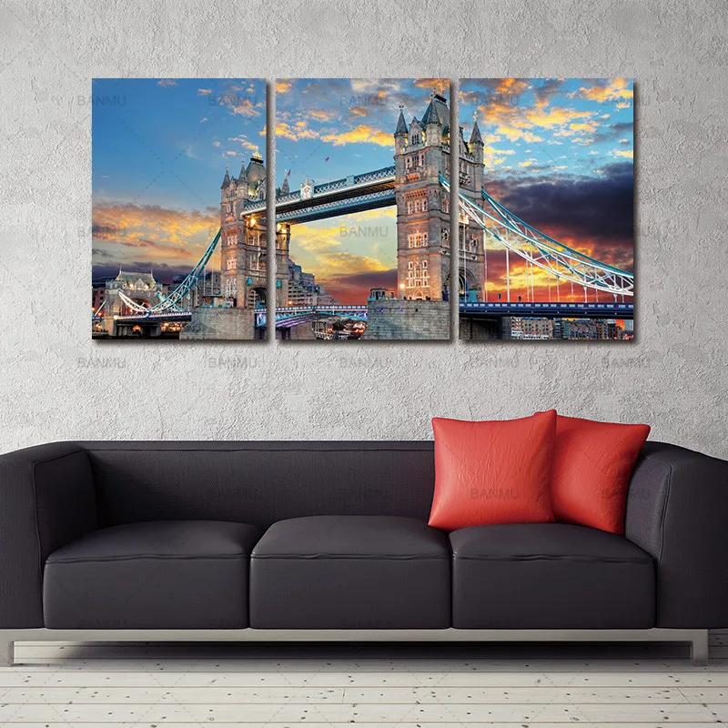 Canvas Paintings Wall Decoration Home Decor 3 Panel Unframed Canvas Photo Prints London Tower Bridge Nightfall Wall Art Picture
Canvas Paintings Wall Decoration Home Decor 3 Panel Unframed Canvas Photo Prints London Tower Bridge Nightfall Wall Art Picture