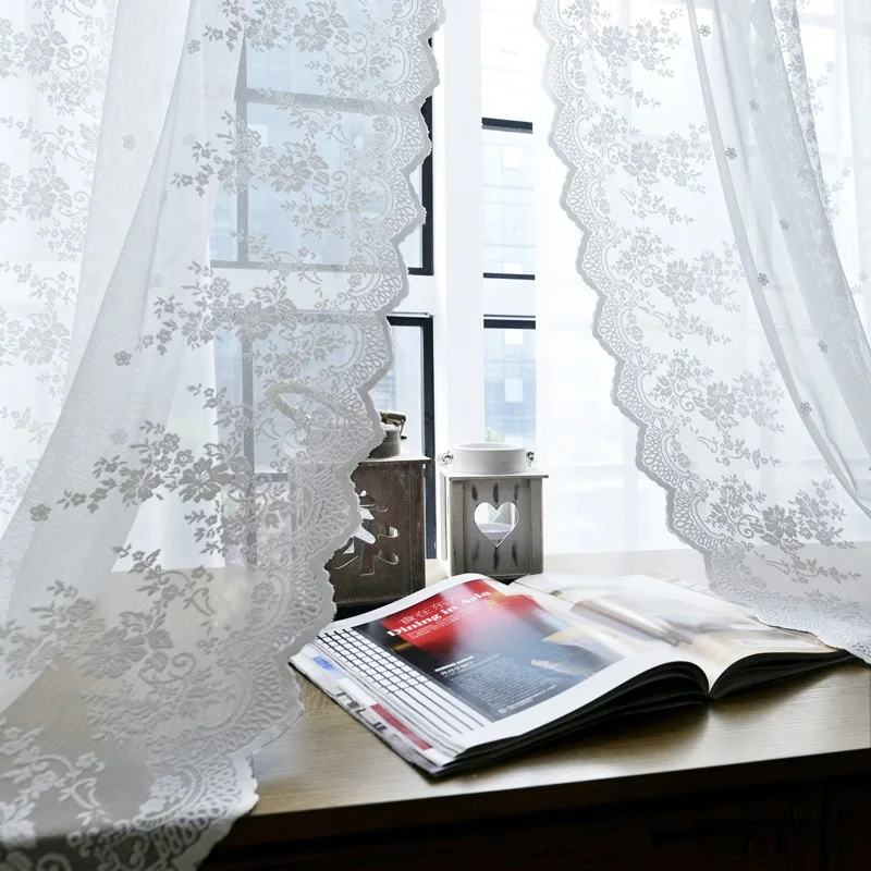Custom made Korean Summer Curtain Tulle Door Window Drape Panel Sheer Scarf bedroom Pure White Embroidery living Room Cortinas
Custom made Korean Summer Curtain Tulle Door Window Drape Panel Sheer Scarf bedroom Pure White Embroidery living Room Cortinas