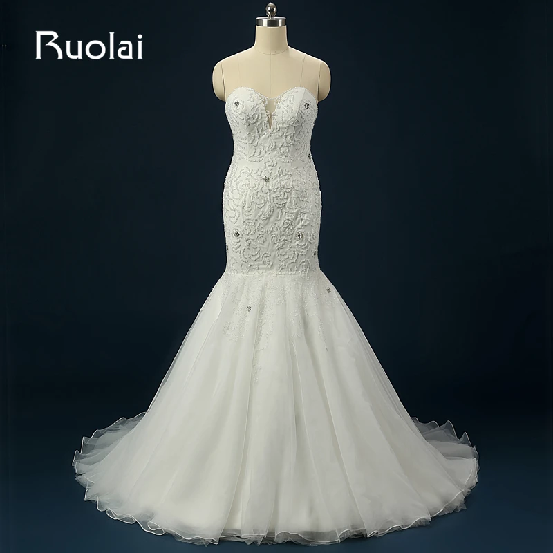 Sexy 2019 Mermaid Wedding Dress Sweep Train Sweetheart Tulle Beads Bridal Gown for Wedding Party Vestido de Novia Largo ASAFN48
Sexy 2019 Mermaid Wedding Dress Sweep Train Sweetheart Tulle Beads Bridal Gown for Wedding Party Vestido de Novia Largo ASAFN48