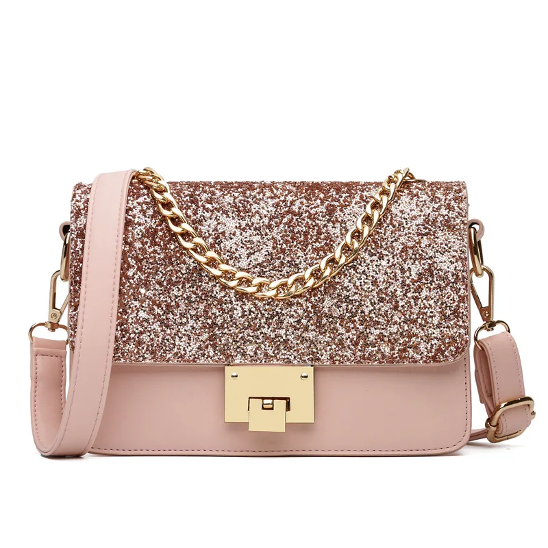 Fashion Women pink Shining Sequins Elegant Evening Shoulder Bag Bridal Clutch Prom Party Wedding Envelope Lady Bag
Fashion Women pink Shining Sequins Elegant Evening Shoulder Bag Bridal Clutch Prom Party Wedding Envelope Lady Bag