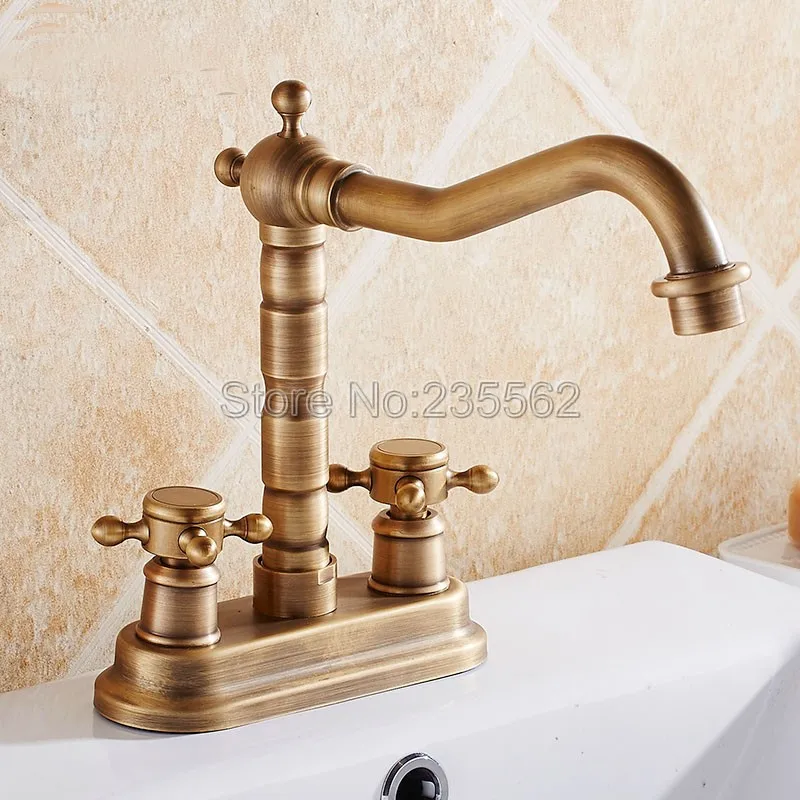Antique Brass Bathroom Kitchen Faucet Vessel Sink Mixer Tap 2 Holes Two Hole Basin Deck Mounted Lnf426
Antique Brass Bathroom Kitchen Faucet Vessel Sink Mixer Tap 2 Holes Two Hole Basin Deck Mounted Lnf426