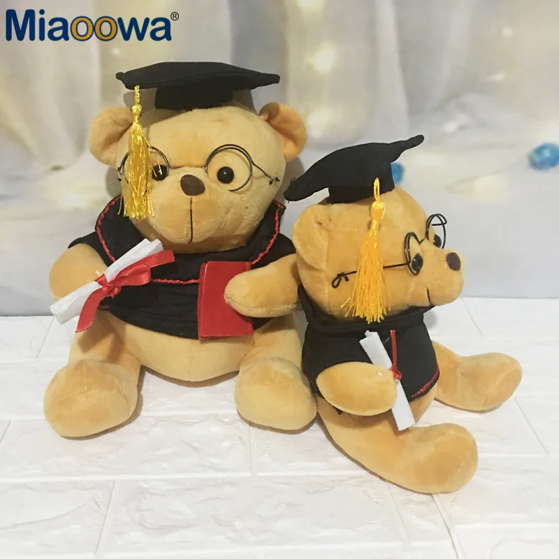 1pc 18cm kawaii Dr. Bear Plush Toy Stuffed Soft Cute Teddy Bear Animal Dolls Graduation Bear Doll For Children Birthday Gift
1pc 18cm kawaii Dr. Bear Plush Toy Stuffed Soft Cute Teddy Bear Animal Dolls Graduation Bear Doll For Children Birthday Gift