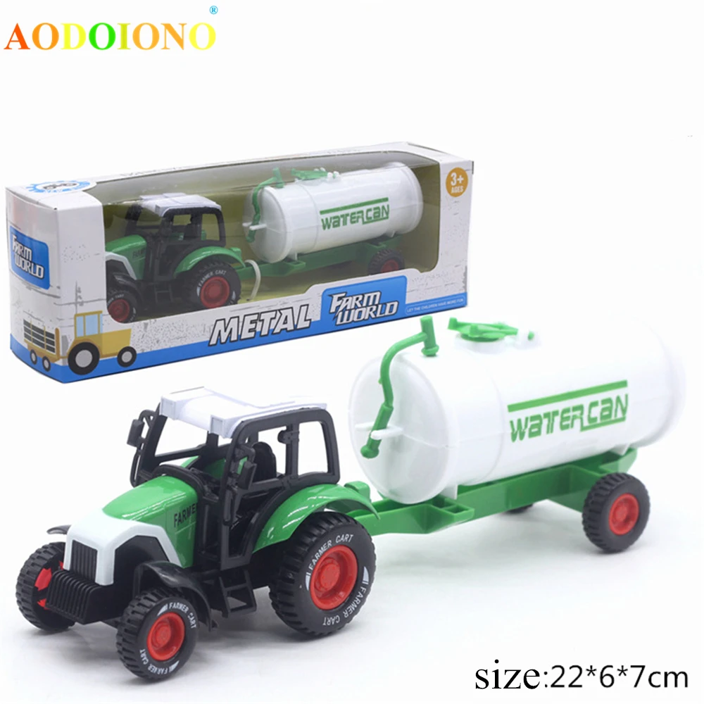 Фермерский трактор 4 стиля модель автомобиля из сплава игрушечный инженерный