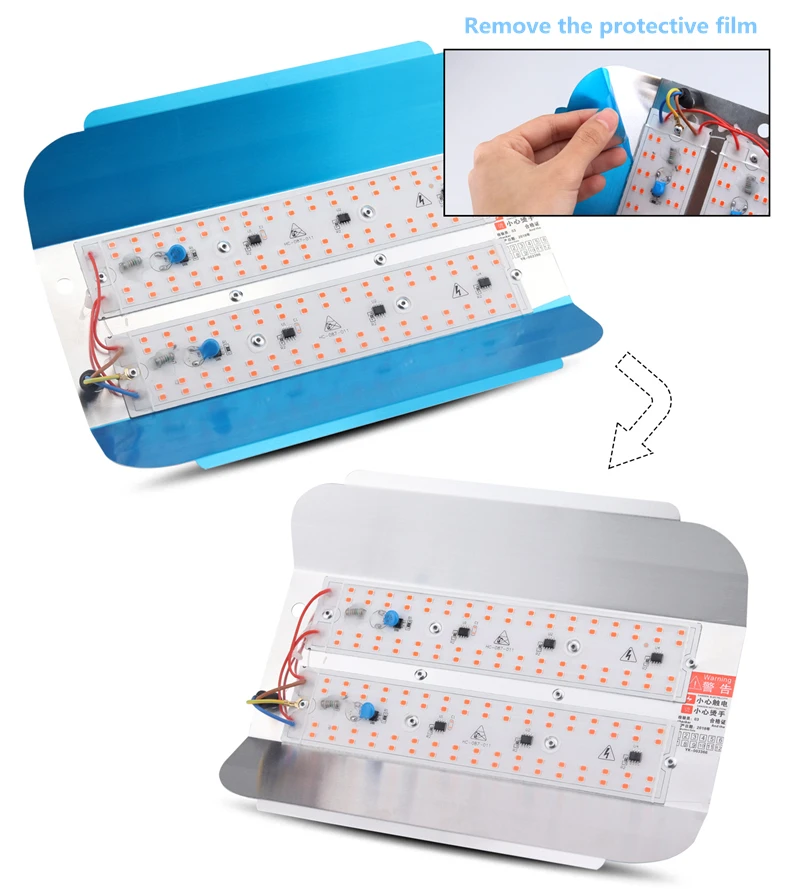 50/100W High Power COB LED Grow Light Full Spectrum Waterproof for Flowers Vegetables Seedlings Greenhouse Plant Fitolampy New | Лампы и