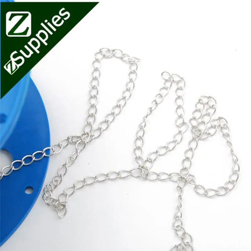 25 M Nickel Plated Rolo Chain for Necklace and Floating Locket, Brass Oval Chain, 5.4x3.8mm-D1103
25 M Nickel Plated Rolo Chain for Necklace and Floating Locket, Brass Oval Chain, 5.4x3.8mm-D1103