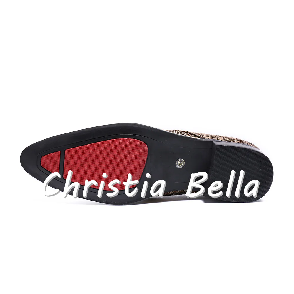 Christia Bella Metallic Toe Mens Glitter Shoes Genuine Leather Wedding Shoes for Men Plus Size 47 Brand Mens Leather Dress Shoes
Christia Bella Metallic Toe Mens Glitter Shoes Genuine Leather Wedding Shoes for Men Plus Size 47 Brand Mens Leather Dress Shoes