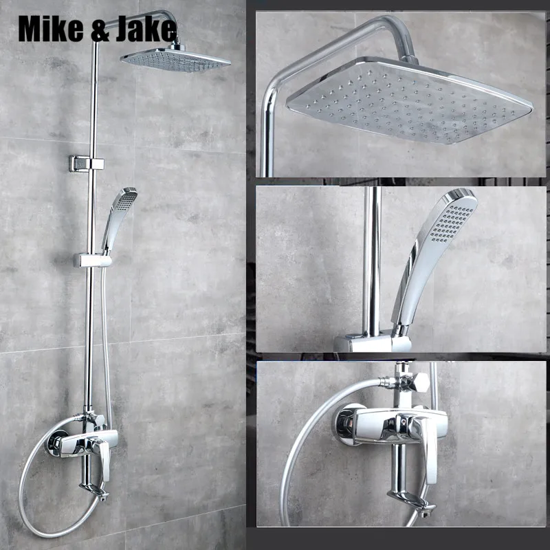 Набор хромированных смесителей для душа Mike & Jake, смеситель для ванны, смеситель для душа с дождем, насадка для душа из АБС-пластика, набор для ...
Набор хромированных смесителей для душа Mike & Jake, смеситель для ванны, смеситель для душа с дождем, насадка для душа из АБС-пластика, набор для ...