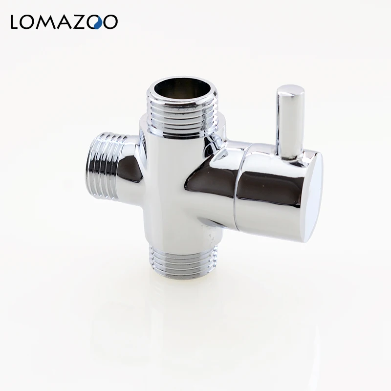 1/2" Brass Valve Bathroom Shower Faucet Water Splitter Shower Faucet 3 Way Water Valve Spray Nozzle Converter Water Mixer
1/2" Brass Valve Bathroom Shower Faucet Water Splitter Shower Faucet 3 Way Water Valve Spray Nozzle Converter Water Mixer